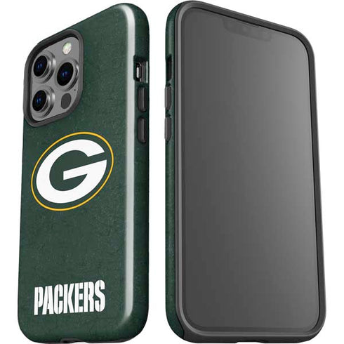 NFL Green Bay Packers Distressed iPhone 15 Pro Impact Case